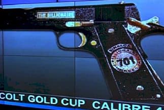 La pistola decomisada al capo, durante su detención en Mazatlán, tiene un valor que se calcula en US$303 mil.