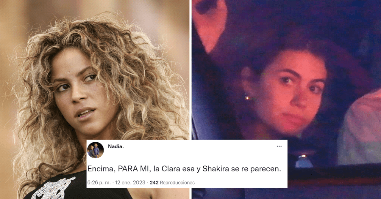 Fans señalan el parecido físico entre Shakira y Clara Chía