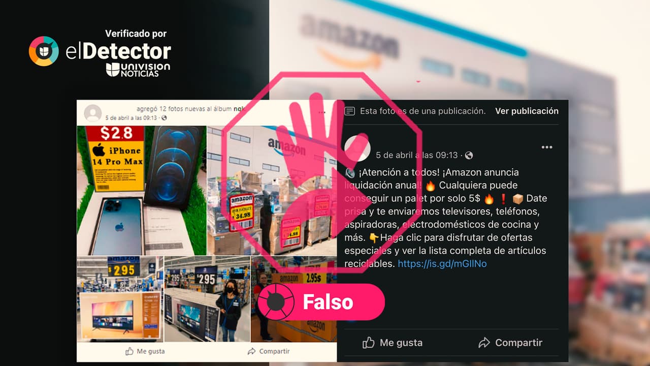 Amazon NO está liquidando 'pallets' con productos por solo $5: es una ciberestafa  