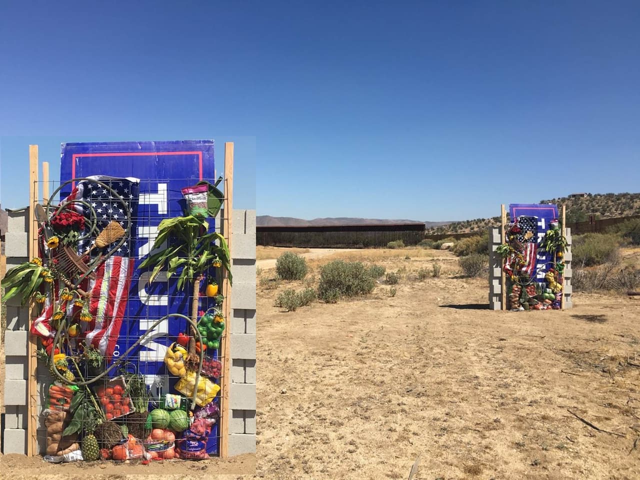 California ya cuenta con un muro fronterizo que lleva el nombre de Trump