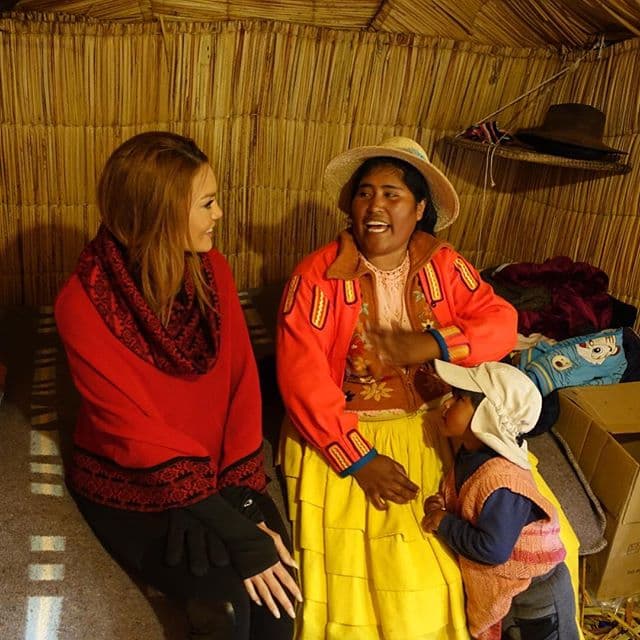 Este viaje le ha servido para poder meditar y agradecer por todo lo que tiene. "Entre a sus casas y hasta me presentaron a este pequeñín que se llama José.", compartió con esta foto. El pequeño tiene el mismo nombre que su adorado Sebastián José.
