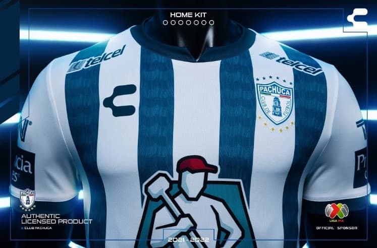 Pachuca se inspiró en su tierra, pues el tenango es parte de su nueva indumentaria para este Apertura 2021.