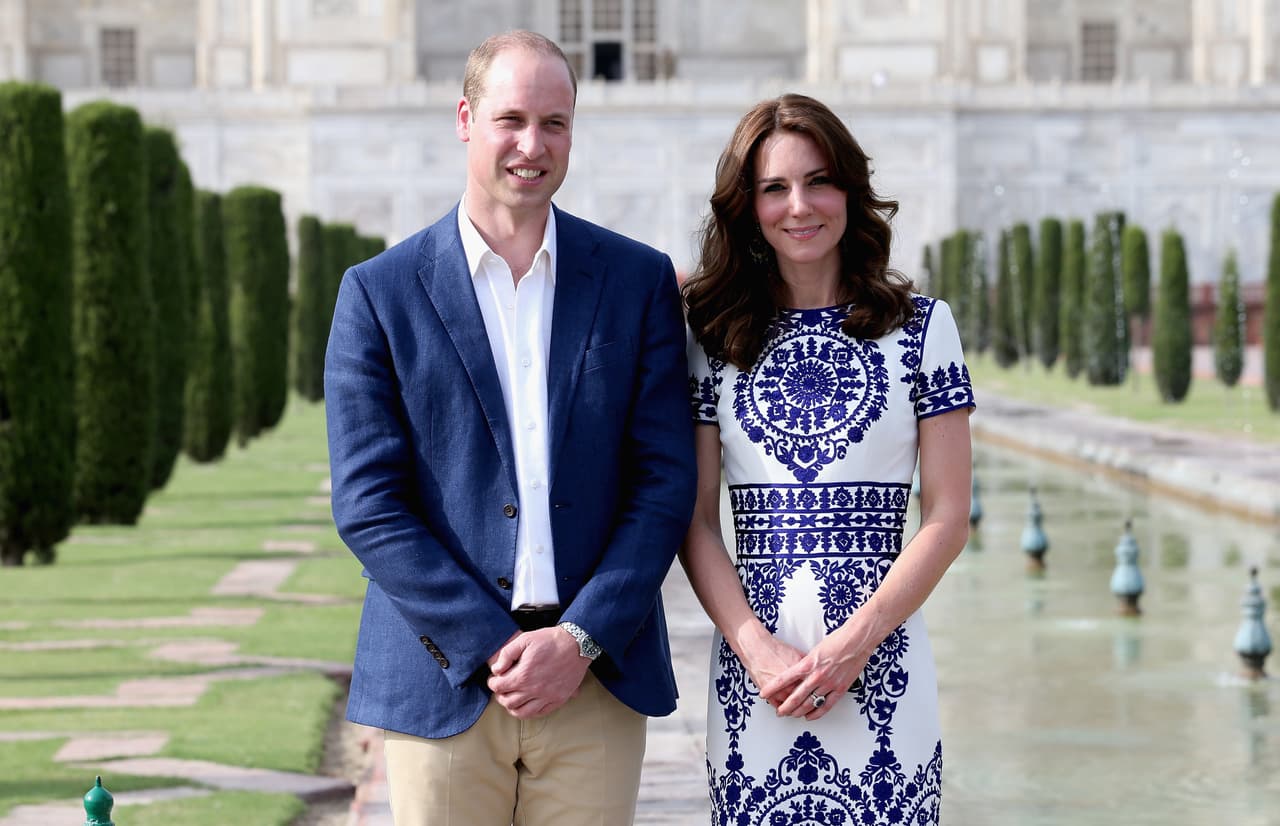 ¿Será que William recordó el momento en que su madre visitó el Taj Mahal?