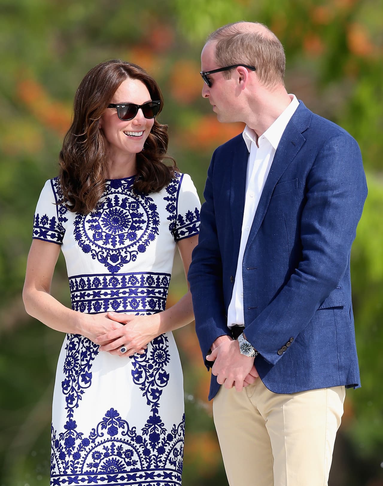 Ahora le tocó a su hijo mayor, William, estar en la maravilla moderna.