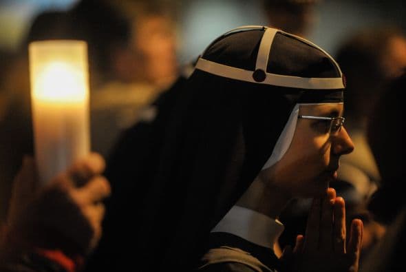 Es un clima de oración y fiesta.