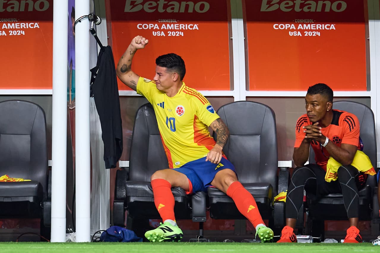 El pique entre James y Messi en la Final de Copa América