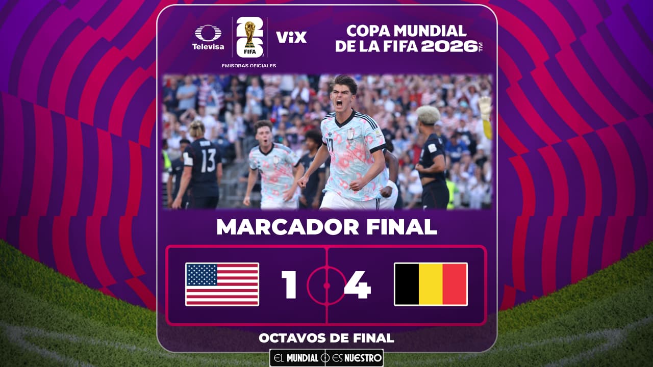 Resumen | Bélgica elimina a Estados Unidos del Mundial 2026