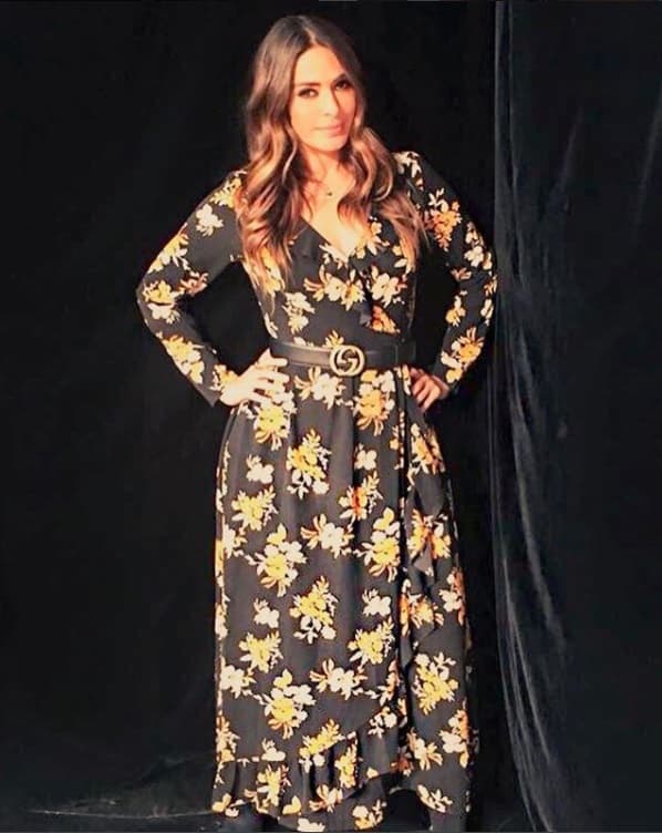 Los vestidos son una gran debilidad de Galilea Montijo y los floreados ocupan gran parte de su armario.