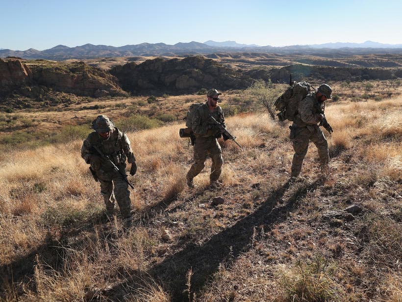 An anti-immigration paramilitary group returns to the border with Mexico