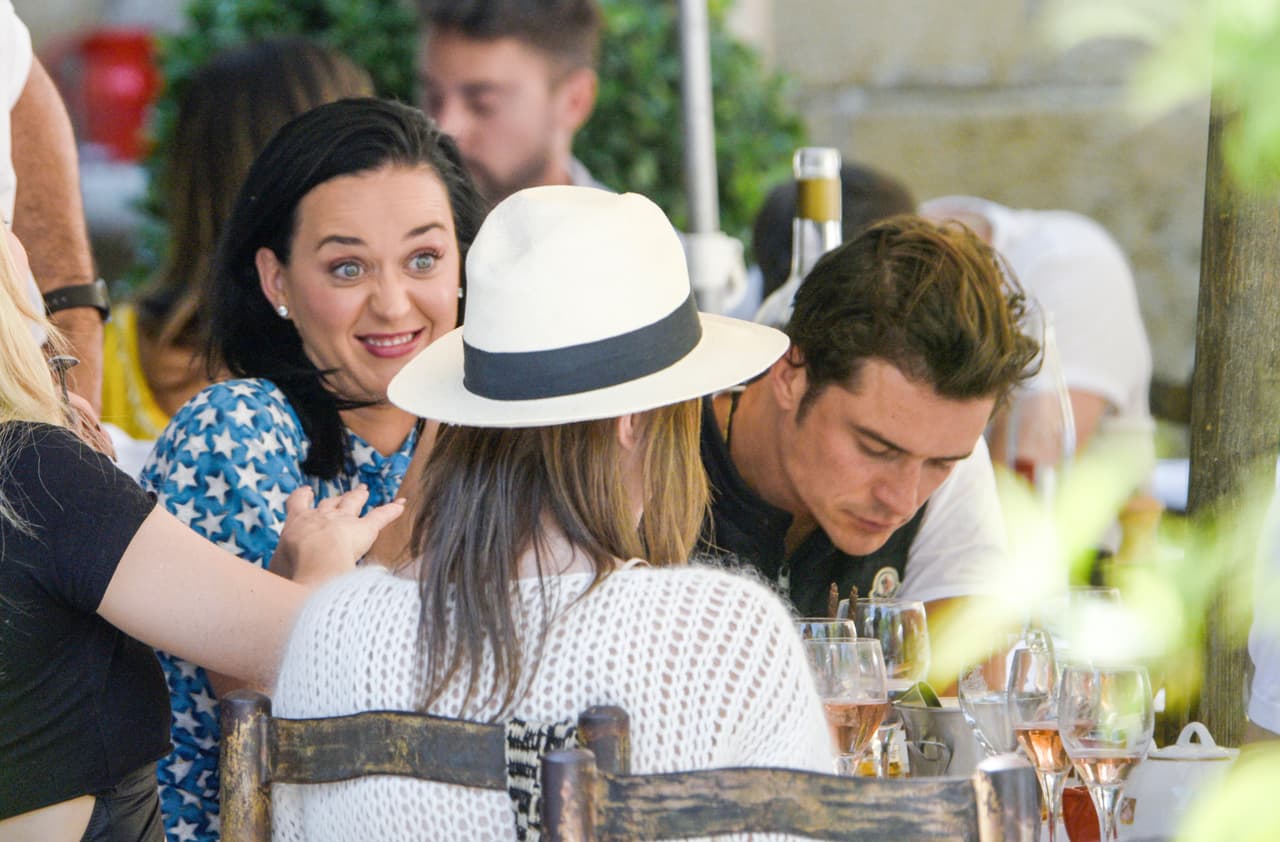 Katy hasta hacía gestos divertidos.