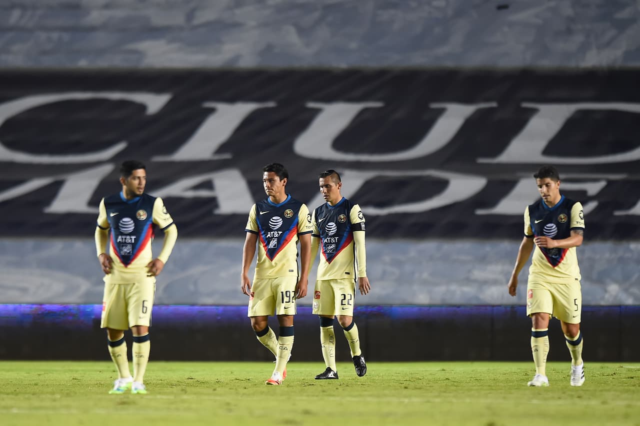 during the game Queretaro vs America, corresponding to Day 05 of the Torneo Apertura Guard1anes 2020 of the Liga BBVA MX, at La Corregidora Stadium, on August 16, 2020. <br><br> durante el partido Queretaro vs America, correspondiente a la Jornada 05 del Torneo Apertura Guard1anes 2020 de la Liga BBVA MX, en el Estadio La Corregidora, el 16 de Agosto de 2020.