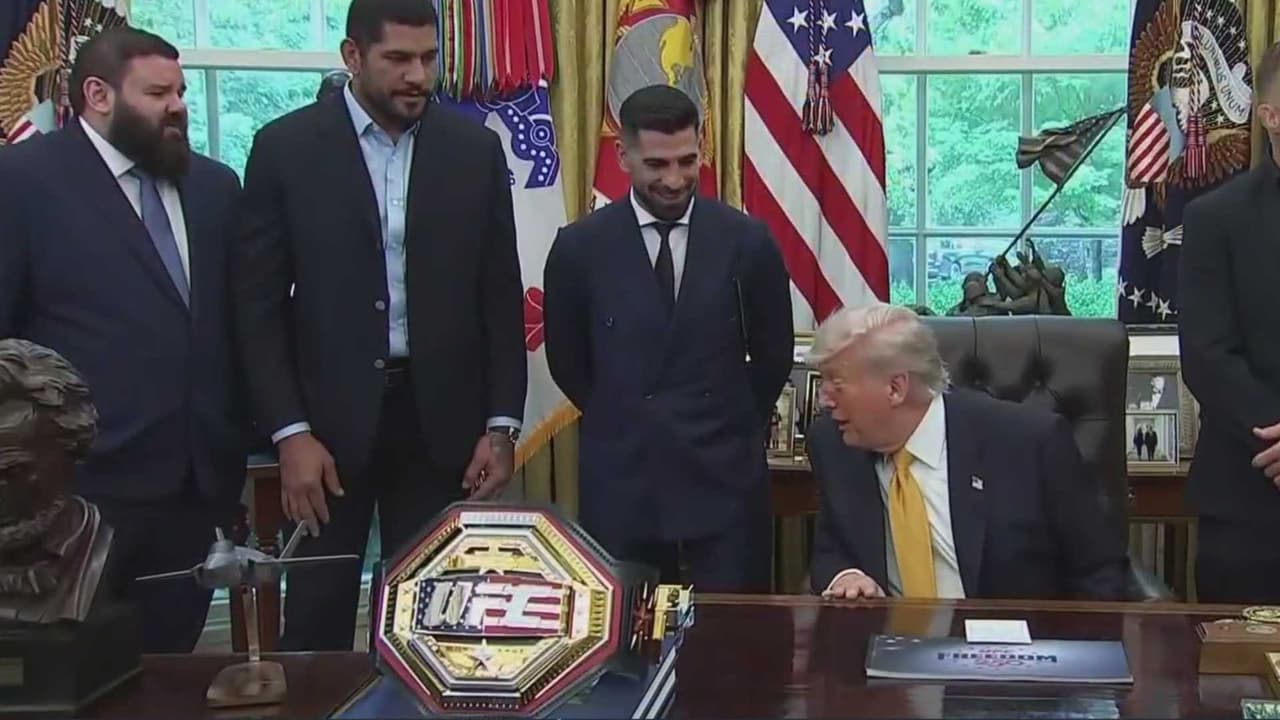 Trump celebrará su cumpleaños con pelea de la UFC en la Casa Blanca