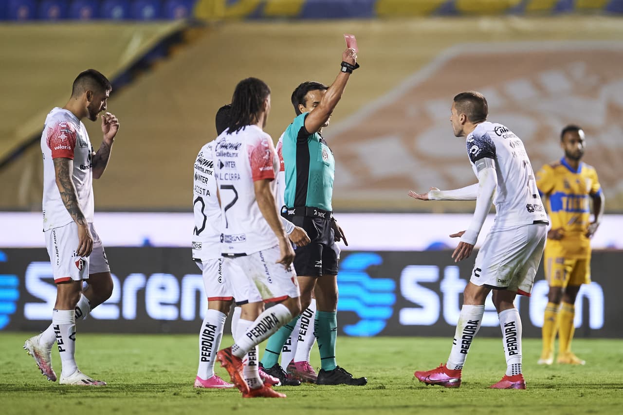 Germán Conti empató el partido en tiempo de compensación para hacerle la ‘travesura’ a los del Tuca que van al repechaje. | Luis Rodríguez (40’) y Germán Conti (90+5’) marcaron los goles del encuentro. Atlas termina su participación en el torneo y Tigres tendrá que buscar un lugar en el repechaje para jugar la Liguilla.