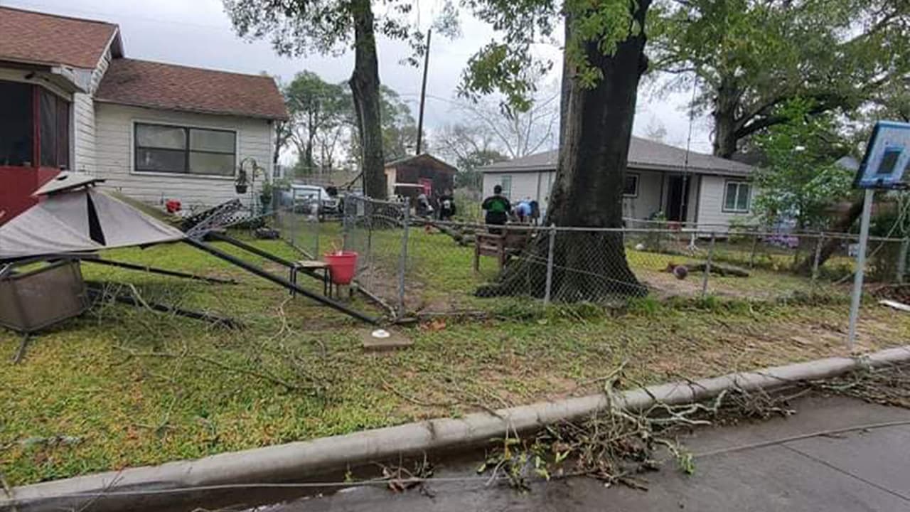 Este domingo se pudo constatar de los daños que causaron las tormentas.