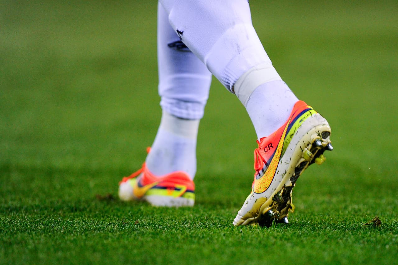 Estos zapatos los ocupó Cristiano en 2013 cuando jugaba con el Real Madrid.