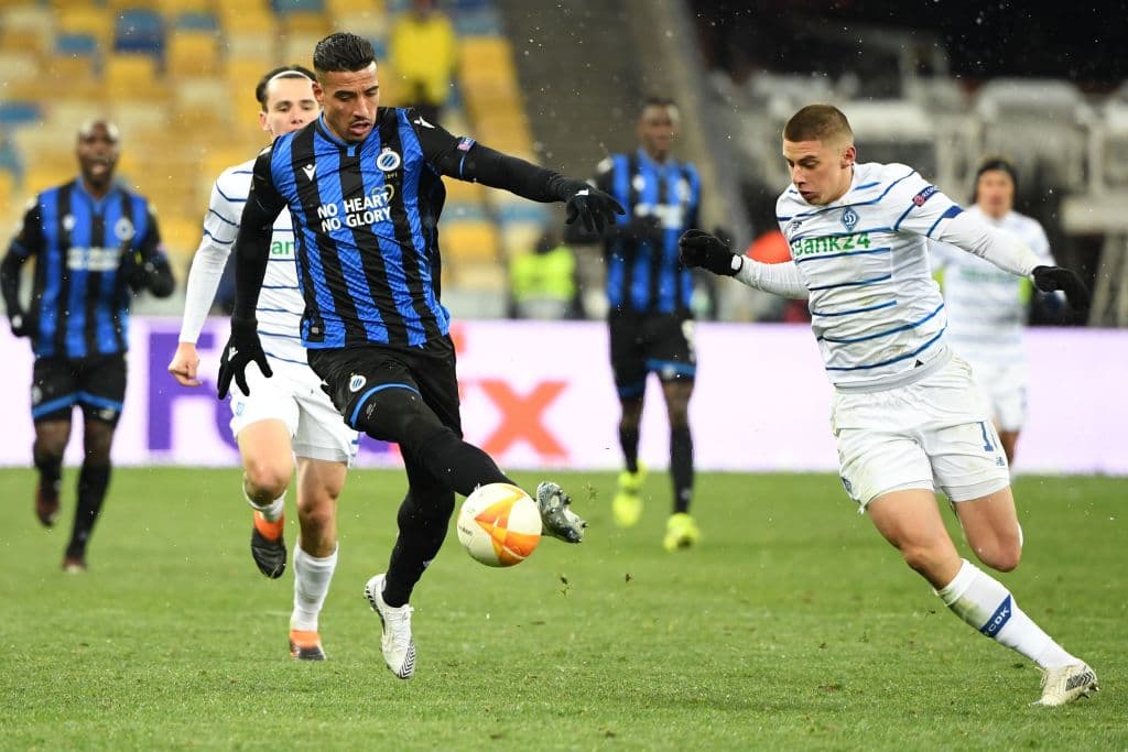 Dinamo y Brujas empataron a un gol en Kiev; todo se definirá en el Jan Breydel.