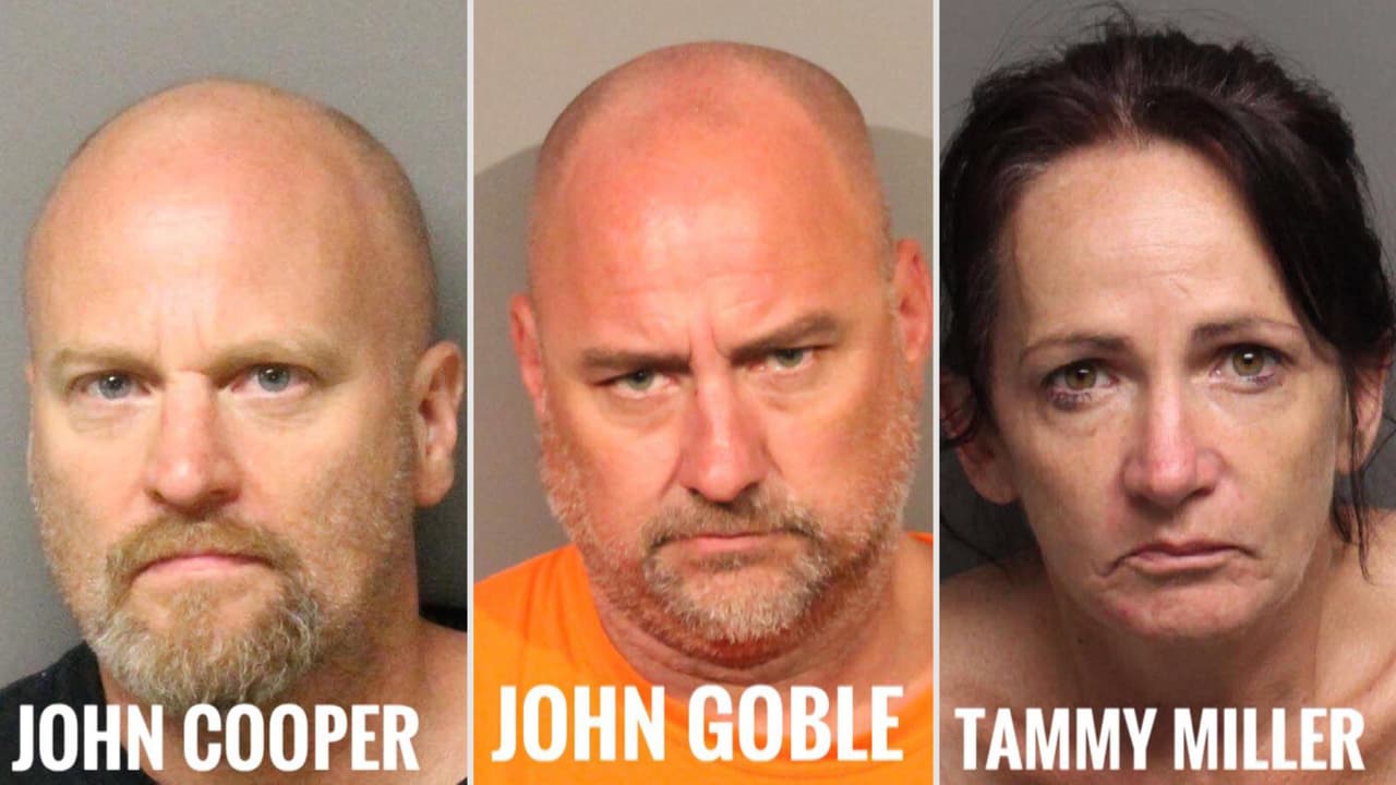 Arrestan a tres personas en el condado Placer bajo sospecha de robar la casa de un ex policía recién fallecido