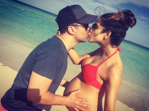 Consiguió embarazarse y lucía muy hermosa.