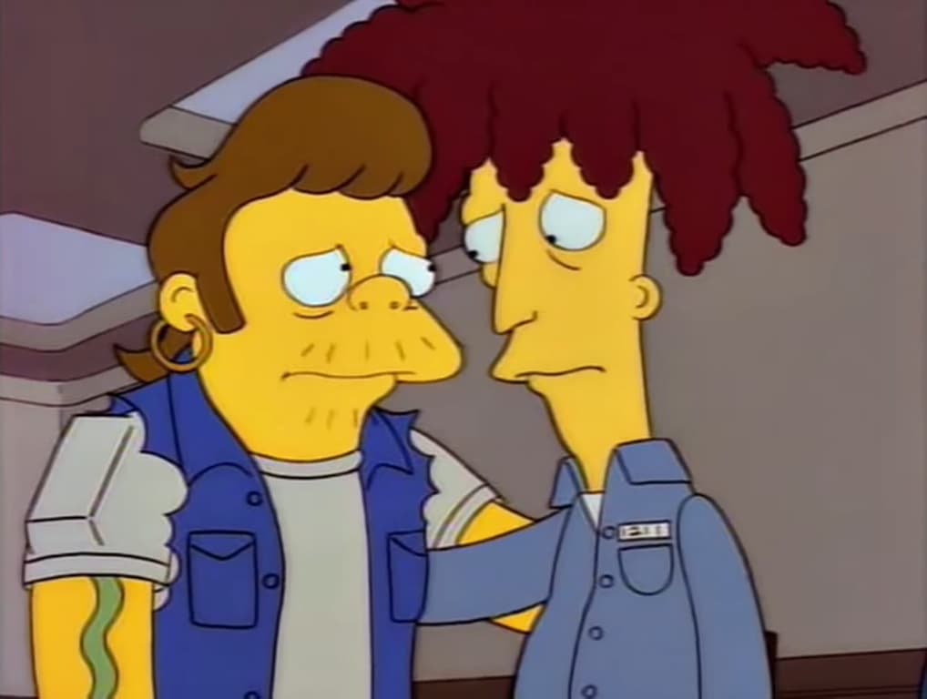 <b>3. 'Cape Feare' </b>
<br>Los Simpsons tienen que ingresar al programa de protección de testigos, debido a que Bob Patiño vuelve a amenazar la vida de Bart. Son reubicados en la ciudad de Terror Lake y su apellido cambia a Thompson.
<br>