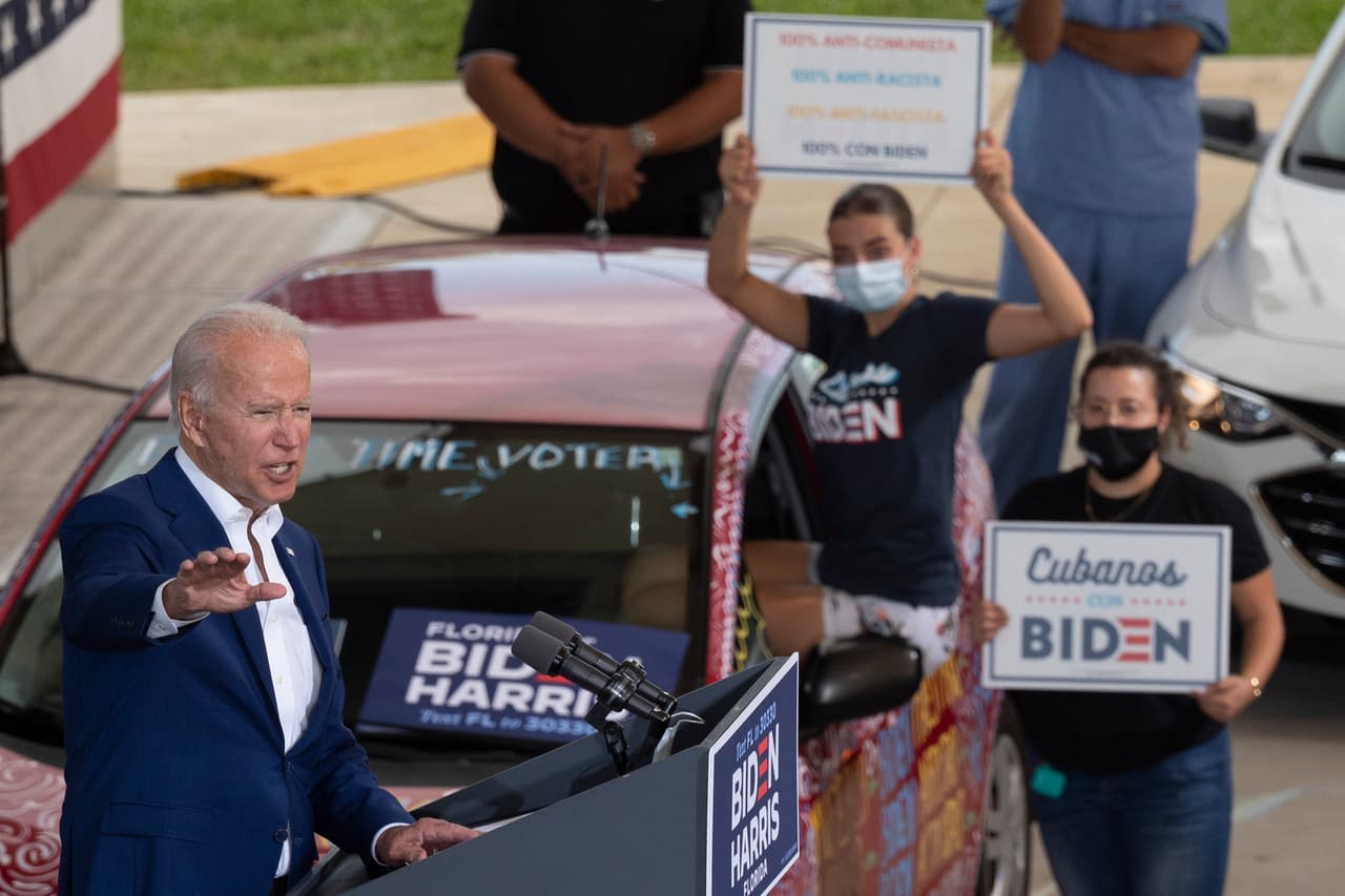 “Trump nunca se ha centrado en ti”: Biden arremete contra el presidente en su visita a Florida