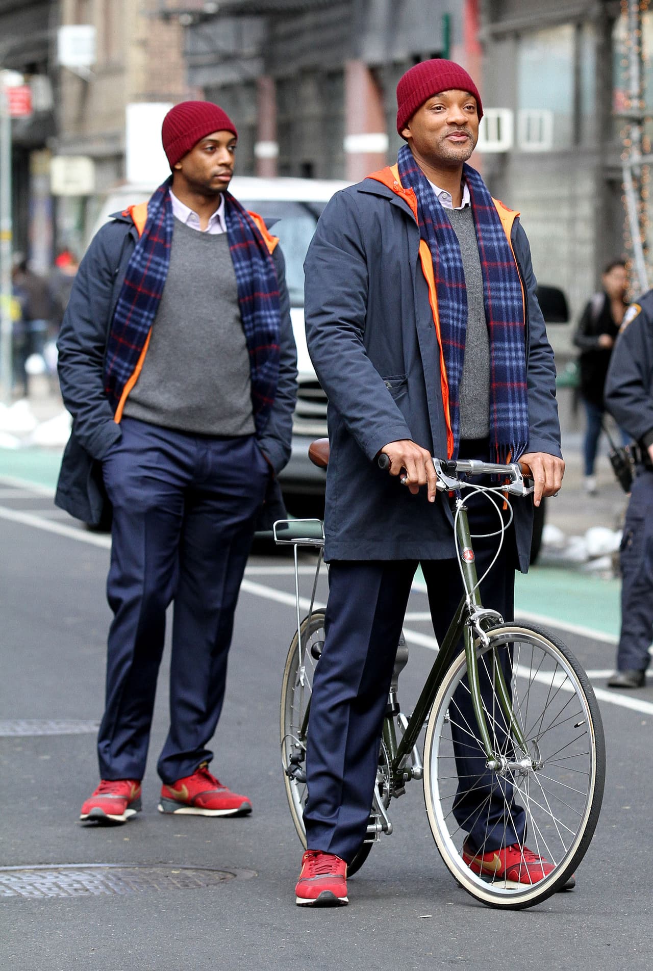 También lo vimos junto a su doble.