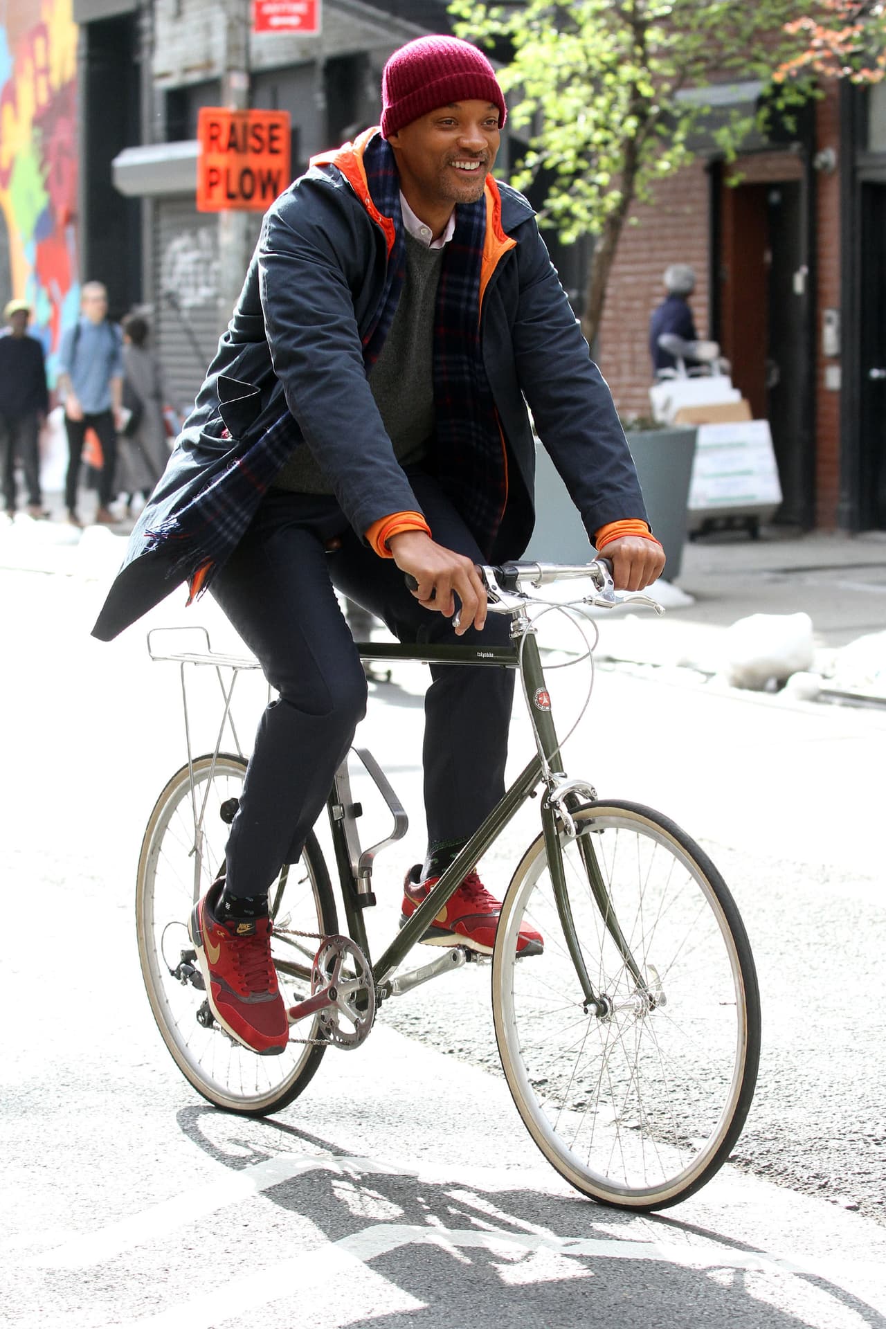 En realidad el actor se encontraba de muy buen humor.