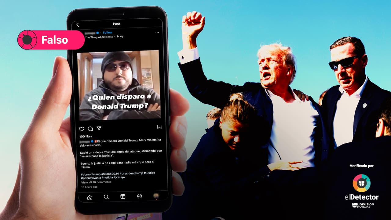 Ese hombre con barba, lentes y pasamontañas no es quien disparó contra Trump