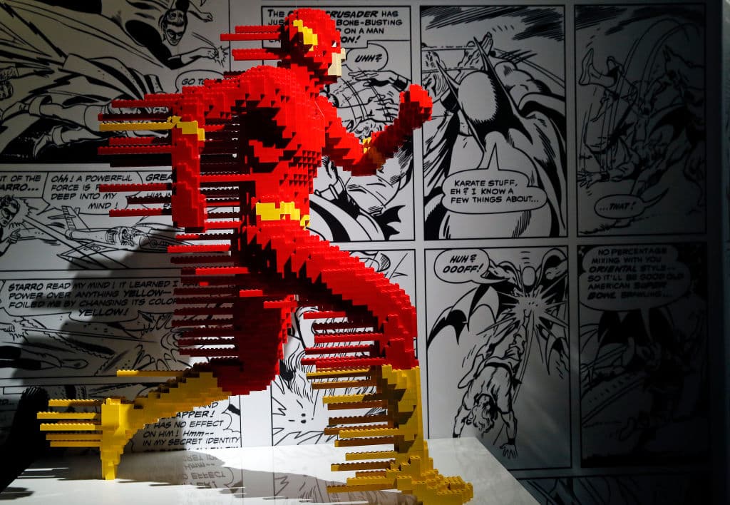 "The Art Of The Brick: DC Super Heroes"