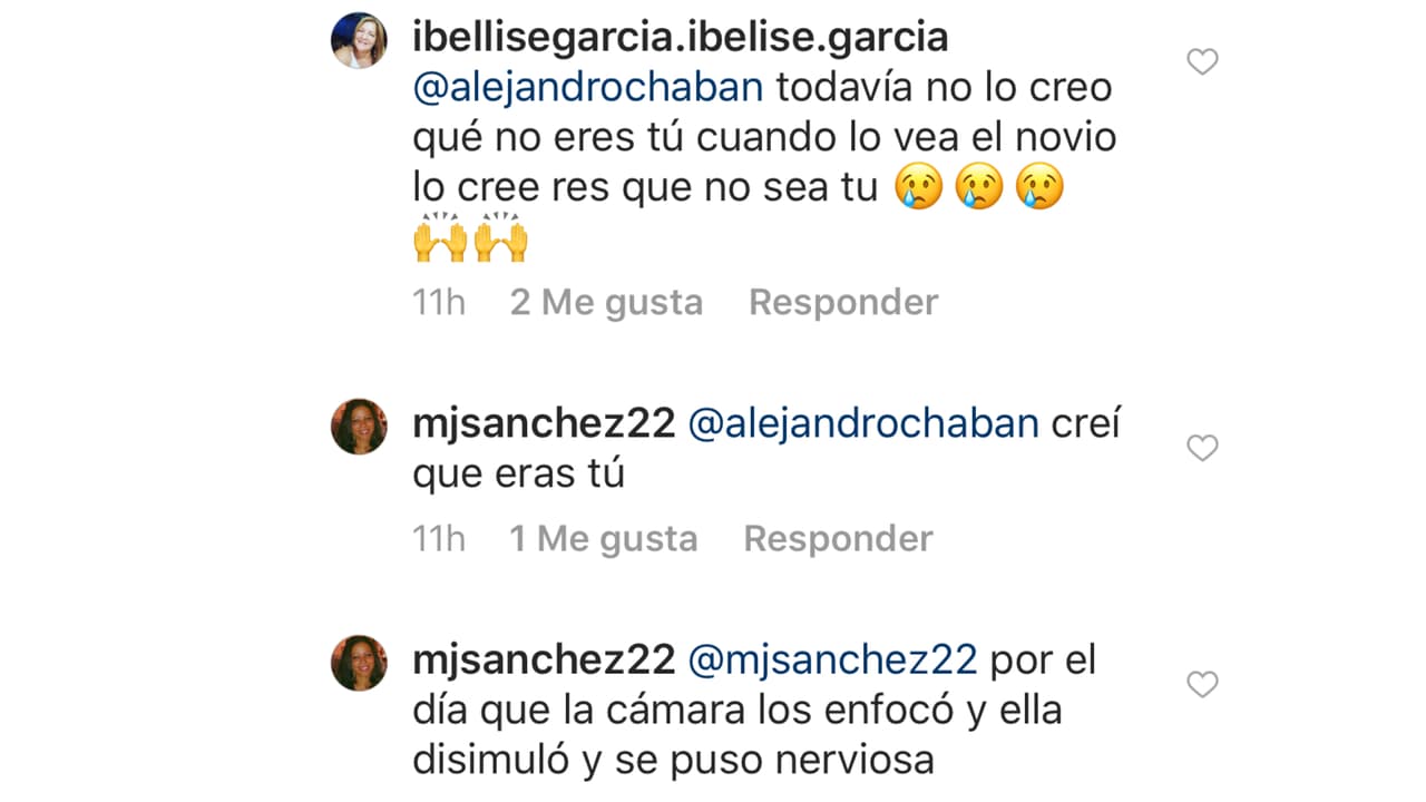 Los seguidores de Francisca no tardaron en responder el mensaje de Alejandro. Incluso algunos de ellos lo cuestionaban sobre si él era el novio de la conductora y hubo quien mostró su tristeza al saber que era otro hombre el afortunado.