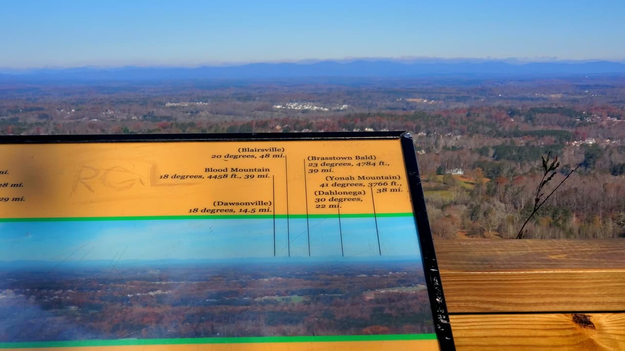 En el mirador encontrarás un letrero informativo que te señalará la ubicación de estos destinos en el norte del estado.