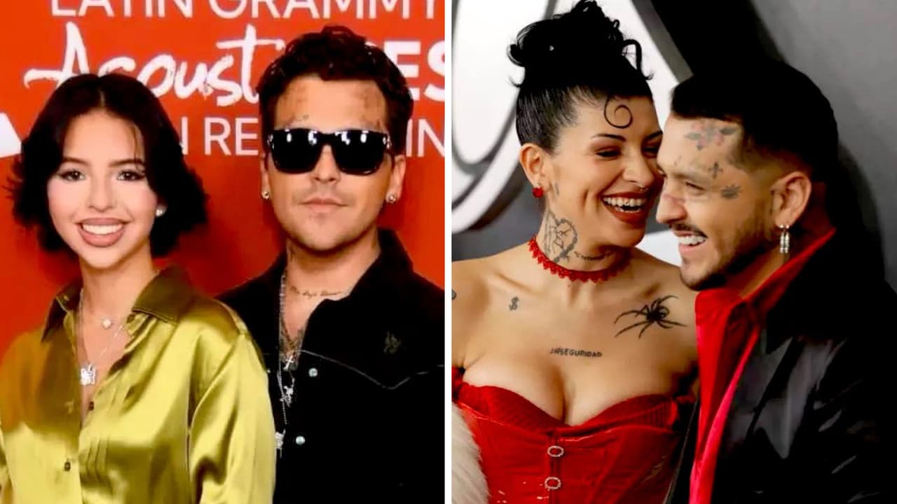 ¿Se veía más feliz con Cazzu? Nodal aparece así con Ángela Aguilar en su primera 'red carpet'