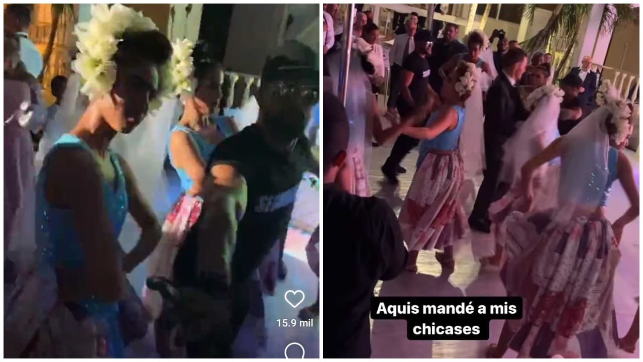 Mela La Melaza estuvo presente en la boda de Francisca.