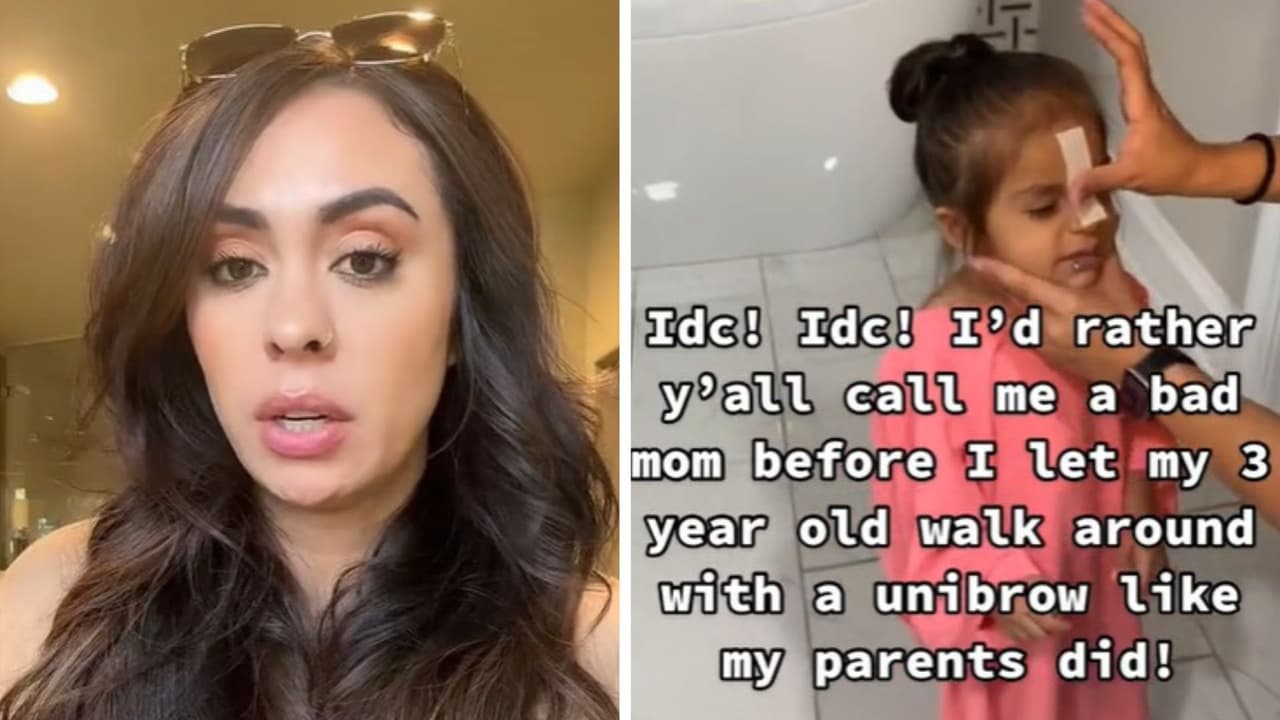 Mujer reveló que depila las cejas a su hija de 3 años y le llueven críticas: explicó la razón