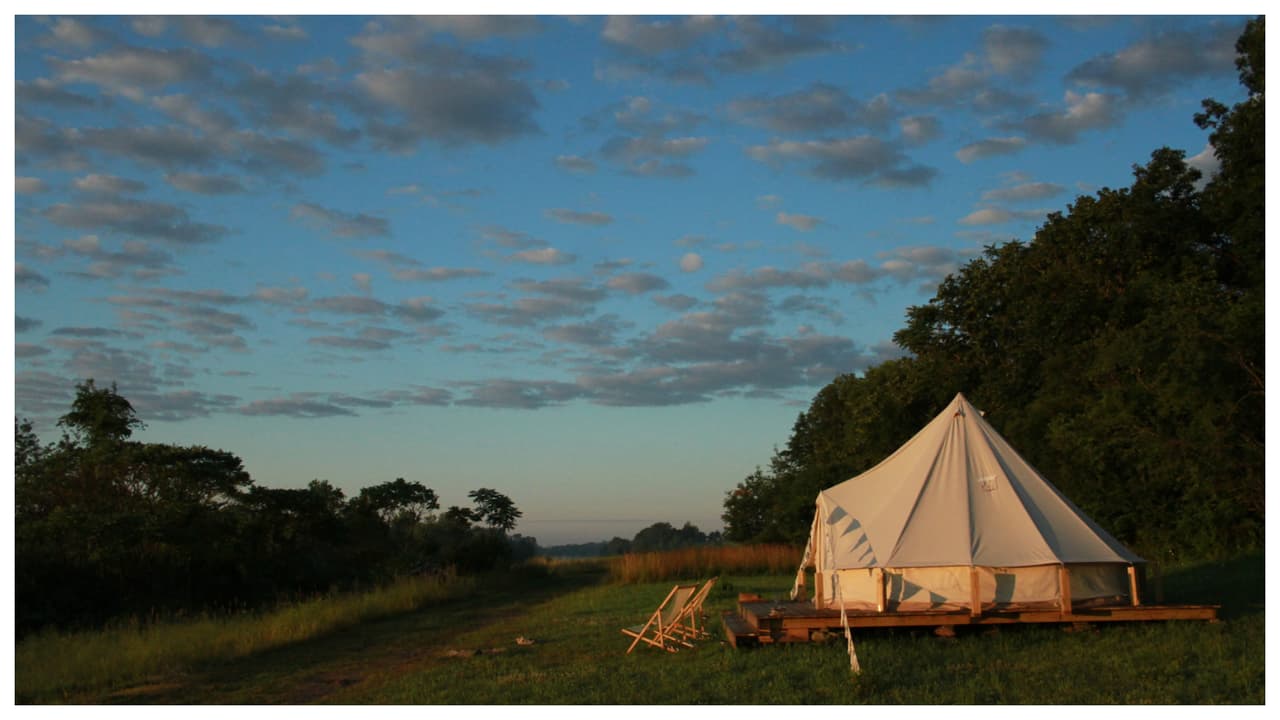 En 
<a href="https://www.google.com/maps/dir/Germantown,+NY+12526/@42.1387037,-73.903368,14z/data=!4m9!4m8!1m0!1m5!1m1!1s0x89dda26d04ffc68d:0x87bda81f5ca49b45!2m2!1d-73.8917982!2d42.1345339!3e0">Germantown</a>, a dos horas de Manhattan, 
<a href="http://www.gatherwild.com/">Gatherwild Ranch</a> ofrece experiencias rurales en un paraíso de 15 acres con plantaciones de manzanas, gallinas camperas, patos y cabras.