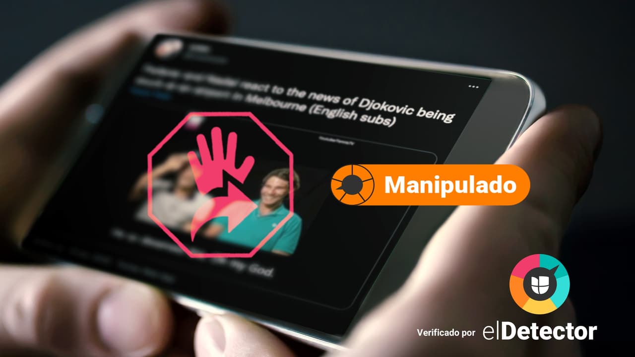 ¿Se burlan Federer y Nadal de la retención de Djokovic en Australia por no estar vacunado? No, el video es un meme
