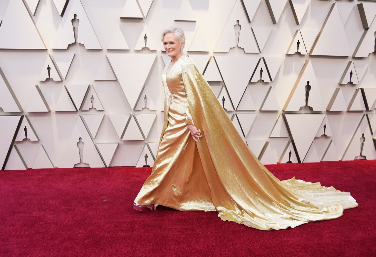 <b>Lo mejor:</b> A pesar de que no se llevó el Oscar, el impactante vestido de Glenn Close de la firma Carolina Herrera fue uno de los más aplaudidos de la noche.