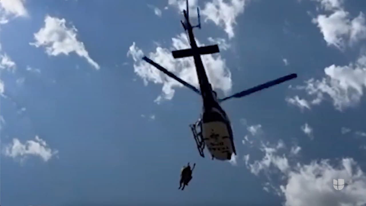 Captan el rescate de un excursionista atrapado en este parque de Texas