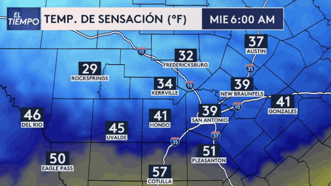 El amanecer del miércoles tendrá estas sensaciones de temperaturas.