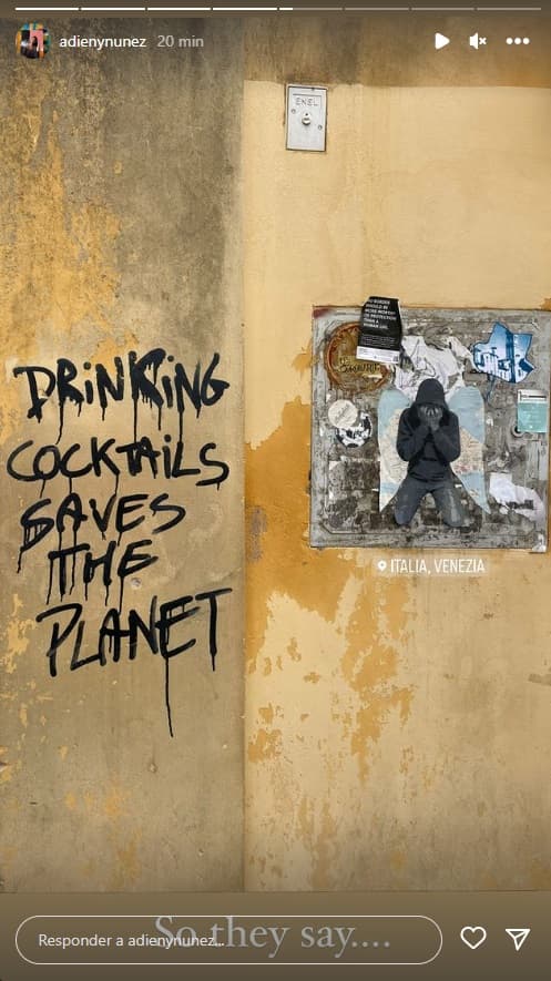 Los recorridos por museos y espacios de arte no pudieron faltar en su paso por Venecia, puesto que la hija de Jackie Guerrido es artista abstracta.