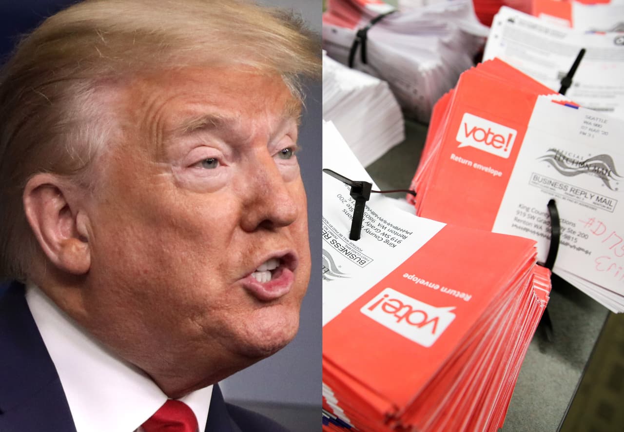 Trump repite conspiración de fraude electoral con el voto de indocumentados