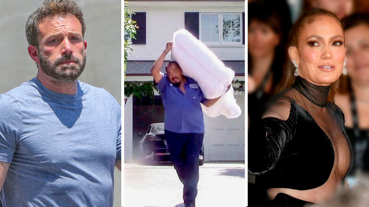 Su cara lo dice todo: Ben Affleck en plena mudanza para vender su mansión e irse a vivir con JLo