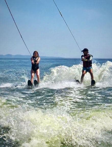 "[... ] En el fondo siempre tuve ganas... Y lo intenté... ¡Y lo logré! Jajaja. No como profesional, ¡pero por lo menos no me quedé con las ganas! Jaja. Solo se vive una vez [...]", mencionó la esposa de Erik Rubín.