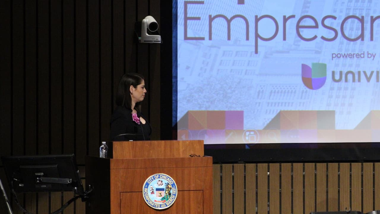 Érika Maldonado fue parte de las presentadoras de las conferencias que dieron los panelistas en este evento que reveló pasos importantes para cualquier emprendedor que busca iniciar y crecer un negocio.