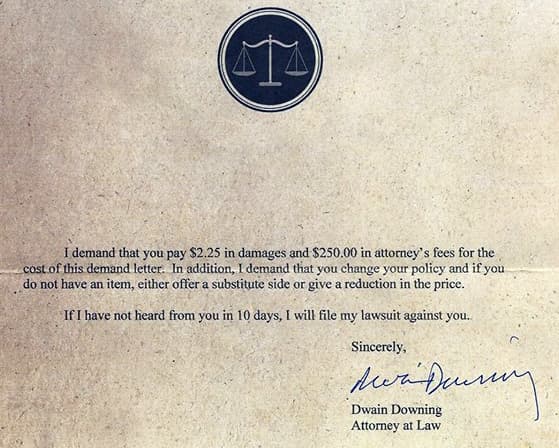 Parte final de la demanda