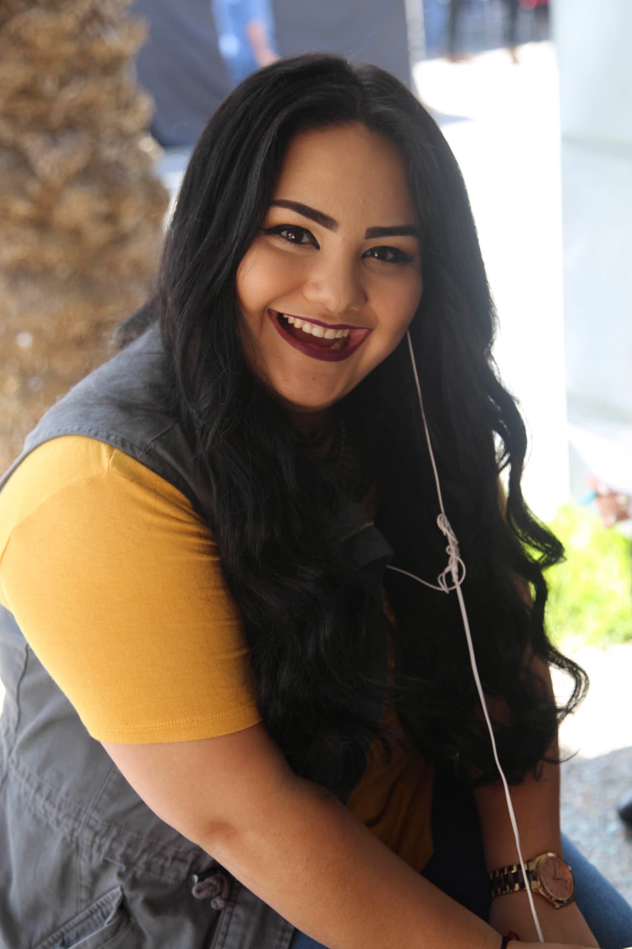 Sandra Padilla considera que tiene una personalidad relajada y es difícil que se enoje.