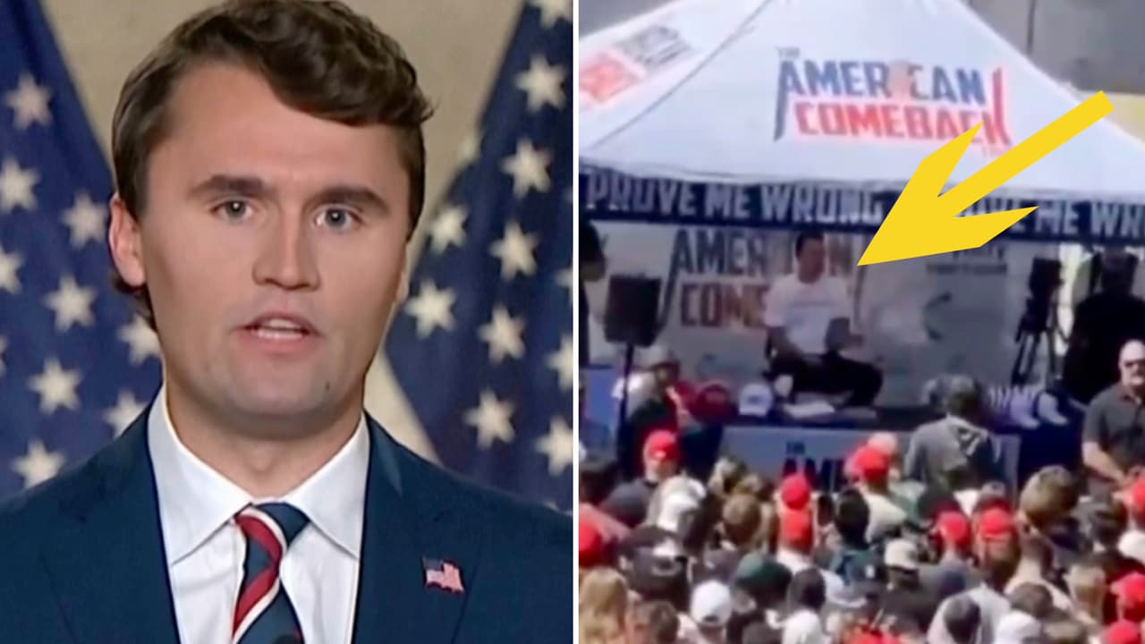'Influencer' Charlie Kirk muere tras ataque en pleno evento universitario: las dramáticas imágenes