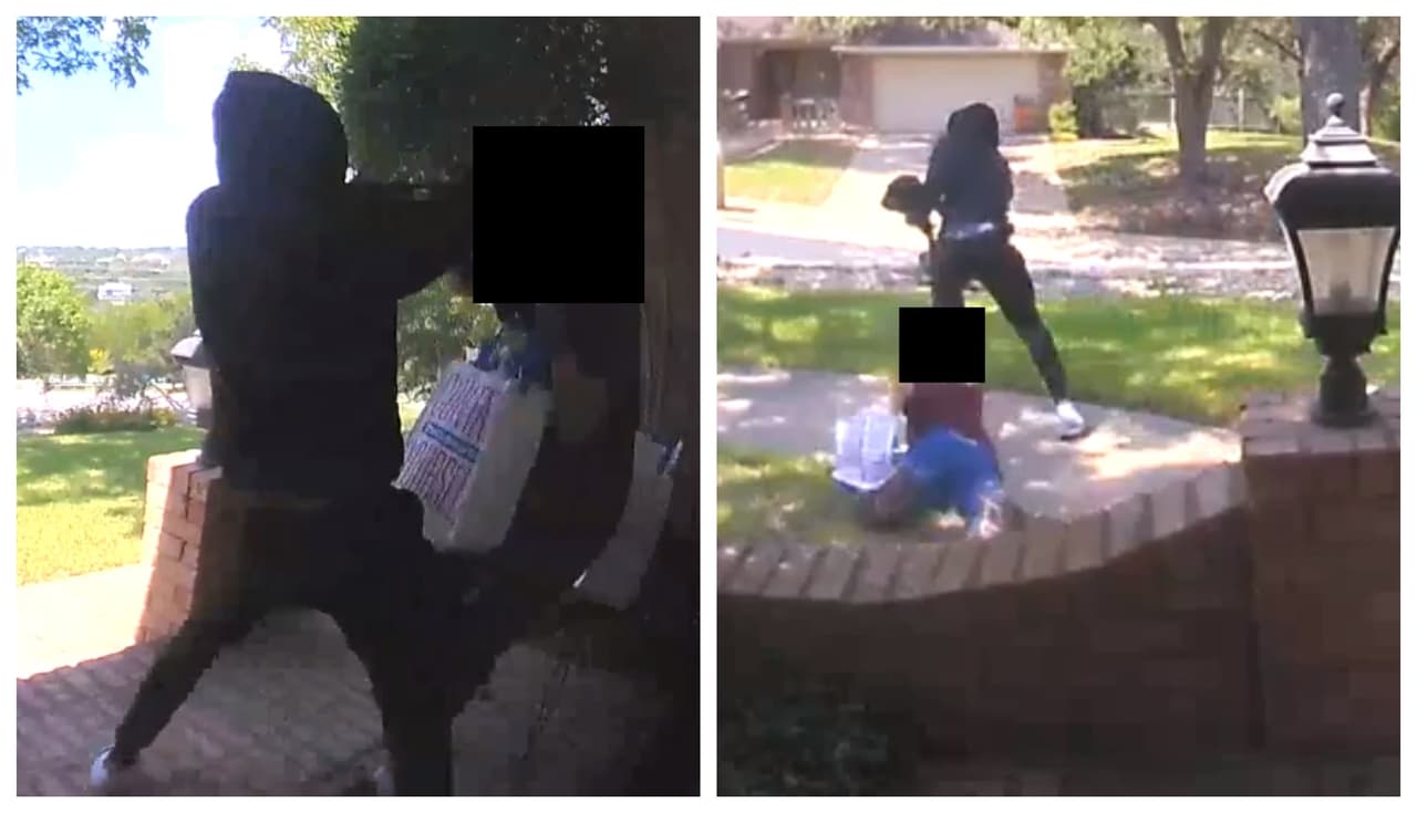 Dos hombres siguen a una mujer a su casa desde el banco y la atacan para llevarse su dinero