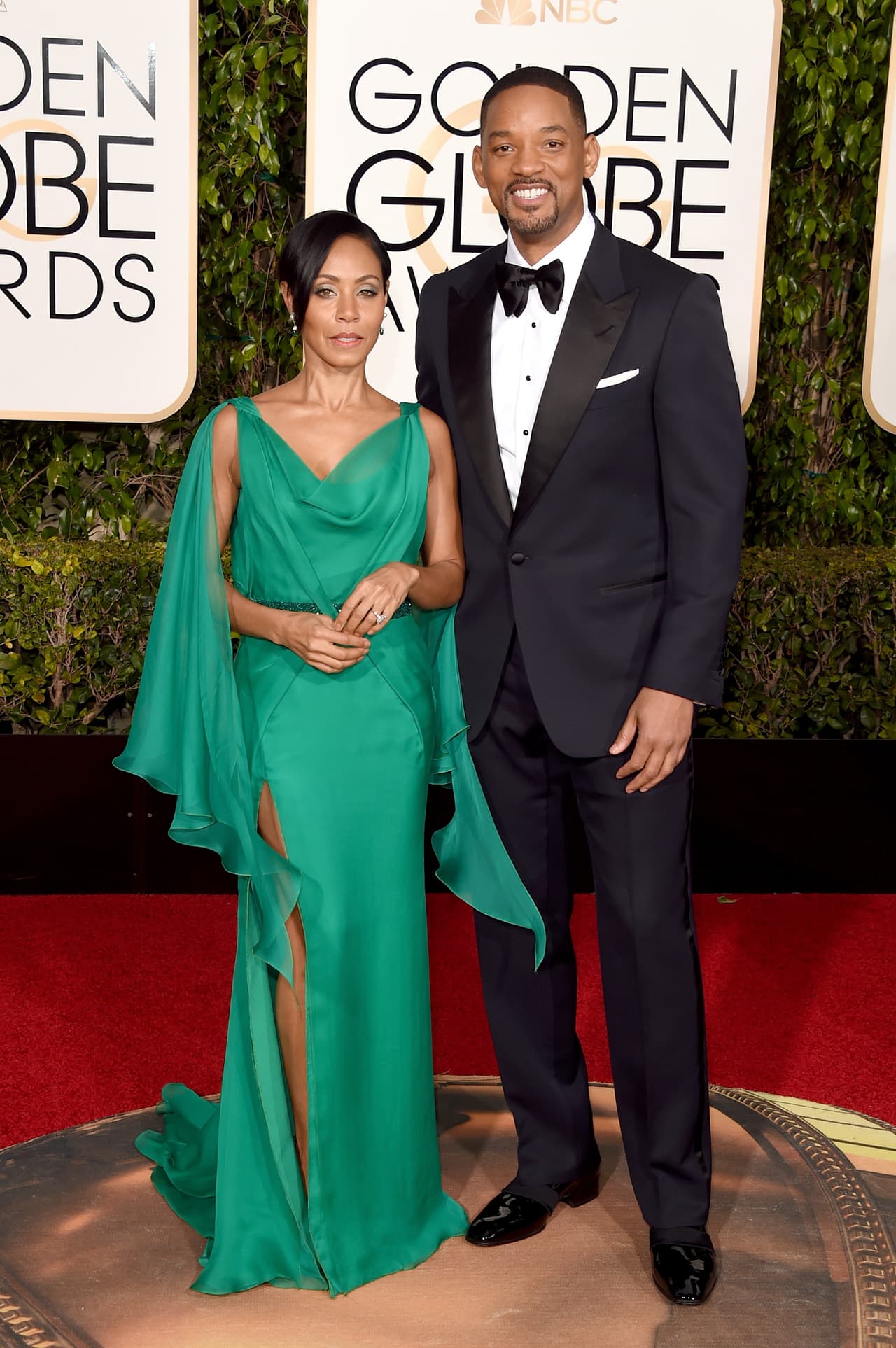 Con su esposo Will Smith.