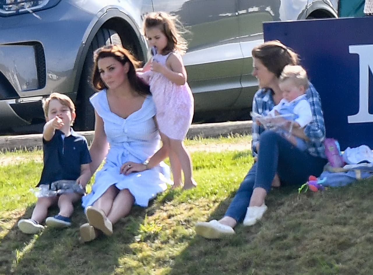 El príncipe Louis, que tenía entonces un mes de nacido, no los acompañó en esta ocasión.