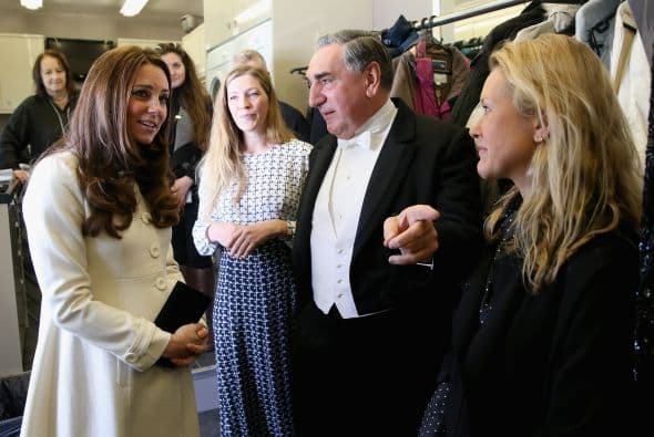 Todos querían saludar a Kate.